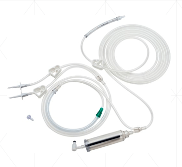 Full pump tubing with pressure sensor included